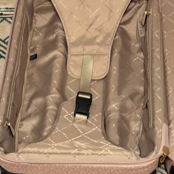 Michael Kors Small Signature Logo Suitcase in LT Powder Blush - Picture 8 of 12